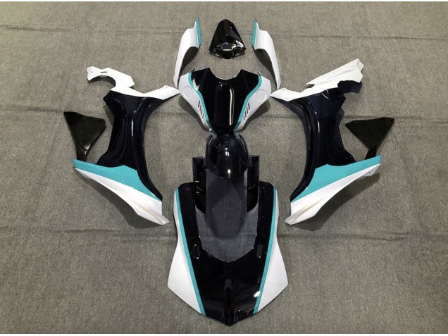 2015-2019 Sky Blue Black and White Yamaha R1 Motorcycle Fairings 2015-2019 Sky Blue Black and White Yamaha R1 Motorcycle Fairings