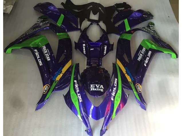 2016-2019 Purple Green and Gloss Kawasaki ZX10R Motorcycle Fairings 2016-2019 Purple Green and Gloss Kawasaki ZX10R Motorcycle Fairings