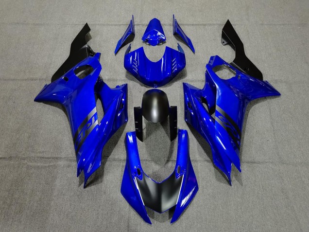 2017-2019 Blue and Black Yamaha R6 Motorcycle Fairings 2017-2019 Blue and Black Yamaha R6 Motorcycle Fairings