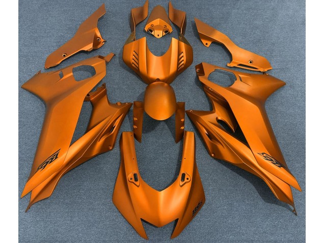 2017-2019 Bright Orange Matte Yamaha R6 Motorcycle Fairings 2017-2019 Bright Orange Matte Yamaha R6 Motorcycle Fairings