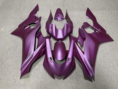 2017-2019 Dark Purple Matte Yamaha R6 Motorcycle Fairings