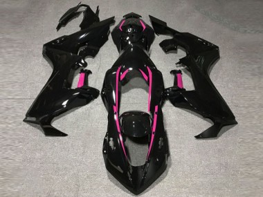 2017-2019 Gloss Black & Pink Lining Honda CBR1000RR Motorcycle Fairings