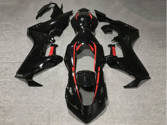 2017-2019 Gloss Black W Red Lining Honda CBR1000RR Motorcycle Fairings 2017-2019 Gloss Black W Red Lining Honda CBR1000RR Motorcycle Fairings