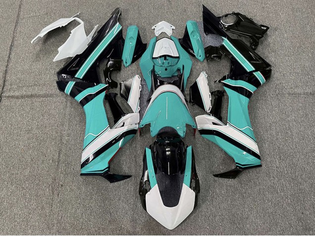 2017-2019 Gloss Cyan White and Black Honda CBR1000RR Motorcycle Fairings 2017-2019 Gloss Cyan White and Black Honda CBR1000RR Motorcycle Fairings