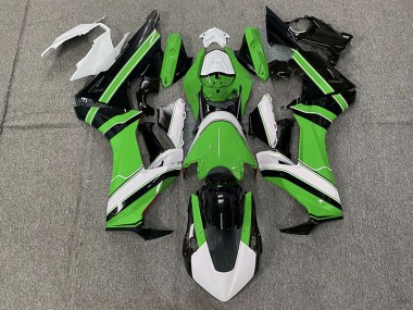 2017-2019 Gloss Green White and Black Honda CBR1000RR Motorcycle Fairings