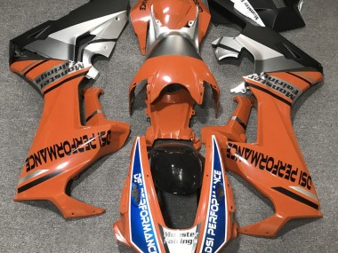 2017-2019 Gloss Orange & Blue Honda CBR1000RR Motorcycle Fairings