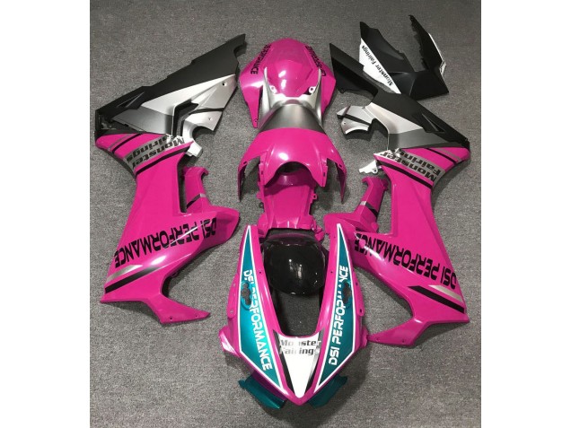 2017-2019 Gloss Pink & Light Blue Honda CBR1000RR Motorcycle Fairings