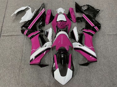 2017-2019 Gloss Pink White and Black Honda CBR1000RR Motorcycle Fairings