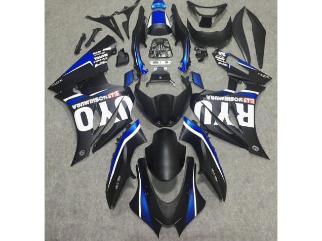 2017-2019 Matte Black & Blue Suzuki GSXR 1000 Motorcycle Fairings 2017-2019 Matte Black & Blue Suzuki GSXR 1000 Motorcycle Fairings