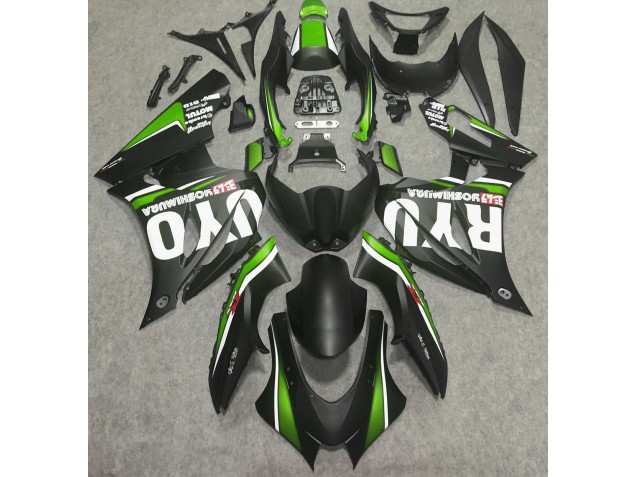 2017-2019 Matte Black & Green Suzuki GSXR 1000 Motorcycle Fairings 2017-2019 Matte Black & Green Suzuki GSXR 1000 Motorcycle Fairings