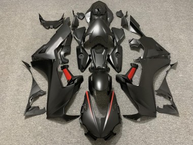 2017-2019 Matte Black & Red Honda CBR1000RR Motorcycle Fairings