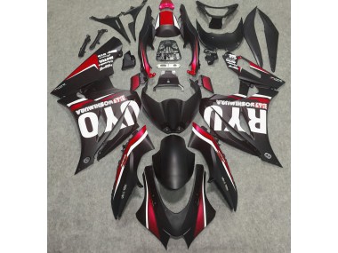 2017-2019 Matte Black & Red Suzuki GSXR 1000 Motorcycle Fairings