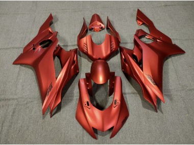 2017-2019 Matte Red Yamaha R6 Motorcycle Fairings