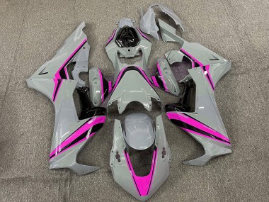2017-2019 Nardo with Pink Stripes Honda CBR1000RR Motorcycle Fairings