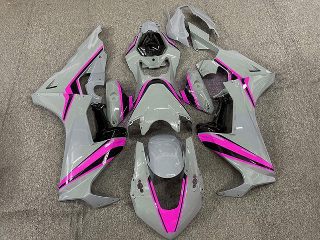 2017-2019 Nardo with Pink Stripes Honda CBR1000RR Motorcycle Fairings 2017-2019 Nardo with Pink Stripes Honda CBR1000RR Motorcycle Fairings