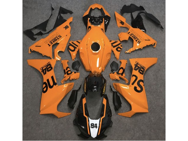 2017-2019 Orange Street Flava Honda CBR1000RR Motorcycle Fairings