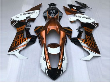 2017-2019 Orange & White Custom Honda CBR1000RR Motorcycle Fairings