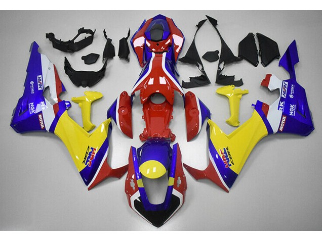2017-2019 Red Blue and Yellow HRC Honda CBR1000RR Motorcycle Fairings 2017-2019 Red Blue and Yellow HRC Honda CBR1000RR Motorcycle Fairings