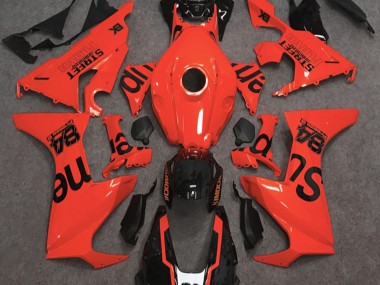 2017-2019 Red Street Flava Honda CBR1000RR Motorcycle Fairings