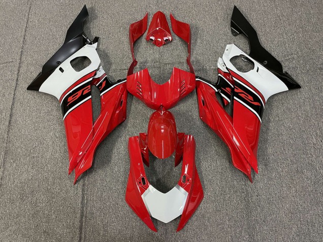2017-2019 Red White and Black Yamaha R6 Motorcycle Fairings 2017-2019 Red White and Black Yamaha R6 Motorcycle Fairings