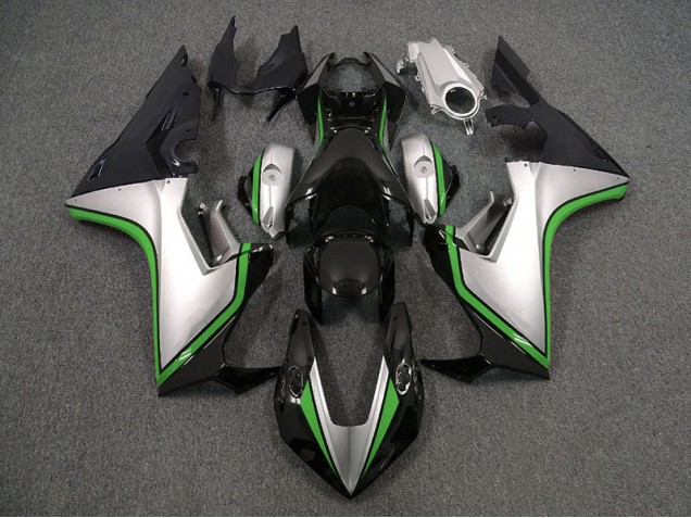2017-2019 Silver and Black & Green Honda CBR1000RR Motorcycle Fairings 2017-2019 Silver and Black & Green Honda CBR1000RR Motorcycle Fairings