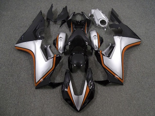 2017-2019 Silver and Black & Orange Honda CBR1000RR Motorcycle Fairings 2017-2019 Silver and Black & Orange Honda CBR1000RR Motorcycle Fairings