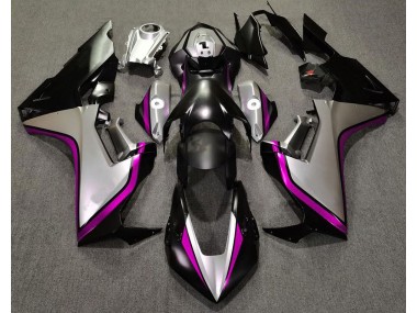 2017-2019 Silver and Black & Pink Honda CBR1000RR Motorcycle Fairings