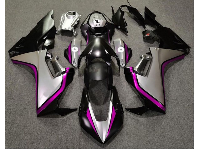 2017-2019 Silver and Black & Pink Honda CBR1000RR Motorcycle Fairings 2017-2019 Silver and Black & Pink Honda CBR1000RR Motorcycle Fairings