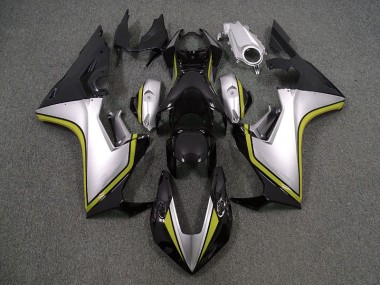 2017-2019 Silver and Black & Yellow Honda CBR1000RR Motorcycle Fairings