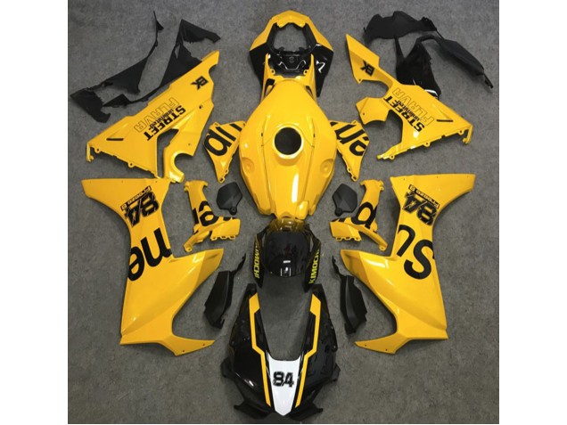2017-2019 Yellow Street Flava Honda CBR1000RR Motorcycle Fairings 2017-2019 Yellow Street Flava Honda CBR1000RR Motorcycle Fairings