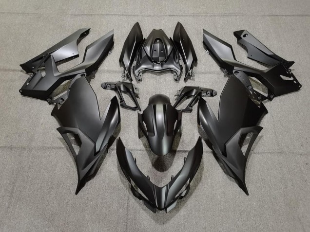 2018-2020 Matte Black Kawasaki Ninja 400 Motorcycle Fairings 2018-2020 Matte Black Kawasaki Ninja 400 Motorcycle Fairings