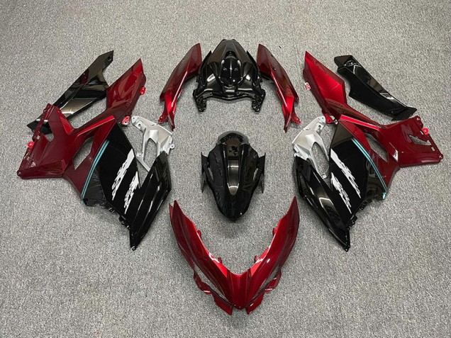2018-2020 Red and Black Kawasaki Ninja 400 Motorcycle Fairings 2018-2020 Red and Black Kawasaki Ninja 400 Motorcycle Fairings