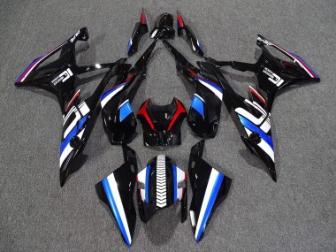 2019-2021 Gloss Blue Red and White design BMW S1000RR Motorcycle Fairings