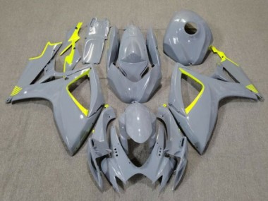 2006-2007 Nardo / High Viz Yellow Suzuki GSXR 600-750 Motorcycle Fairings
