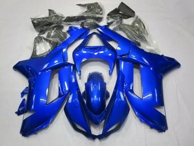 2007-2008 Complete Blue Kawasaki ZX6R Motorcycle Fairings