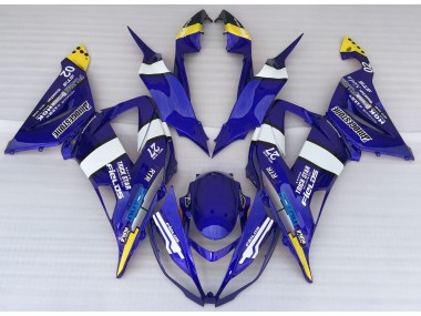 2013-2018 Blue Logo Style Kawasaki ZX6R Motorcycle Fairings